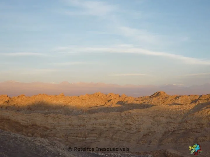 Pôr do Sol - Valle de la Luna - Deserto do Atacama - Chile