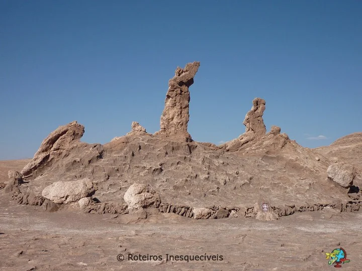 Tres Marias - Valle de la Luna - Deserto do Atacama - Chile