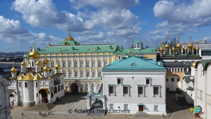 Catedral da Anunciacao e Camara - Kremlin - Moscou - Russia