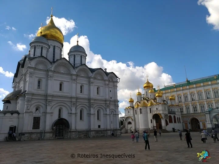 Catedral do Arcanjo e da Anunciacao - Kremlin - Moscou - Russia