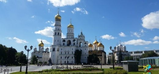 Campanario de Ivan e Igrejas - Kremlin - Moscou - Russia