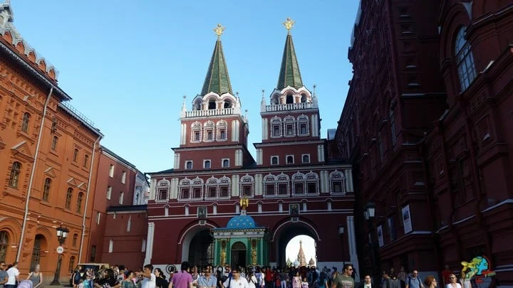 Portao da Ressurreicao e Capela Iveron - Moscou - Russia